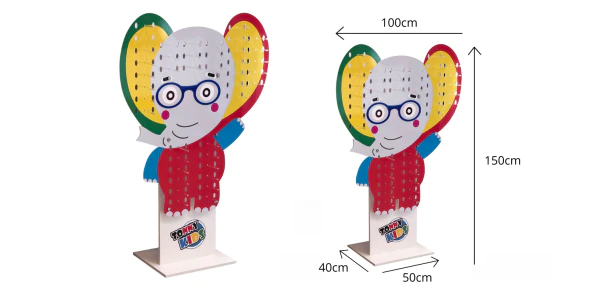 Stojak ekspozycyjny Słoń TONNY Kids