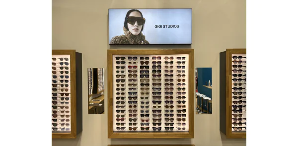 Gablota na okulary duża z podświetleniem LED