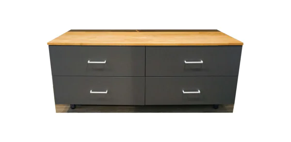 Komoda z szufladami na okulary i akcesoria - 2 rzędy szuflad